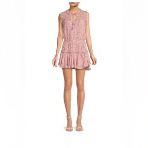 Misa Los Angeles Pink Mini Dress